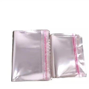 Bolsas de polietileno de embalaje autoadhesivas transparentes