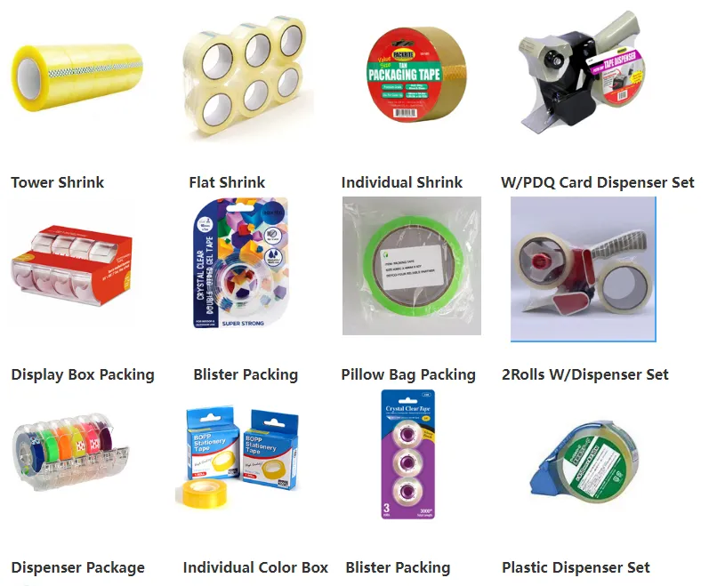 BOPP Packing Tape OPP Adhesive Tape BOPP Packing Tape OPP Adhesive Tape